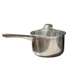 Concord Stainless Steel Saucepan with Glass Lid